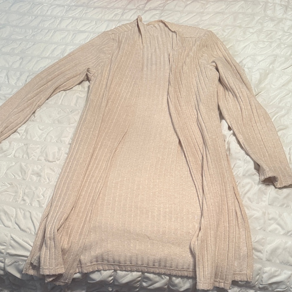 Women's Cream Sweater Cardigan